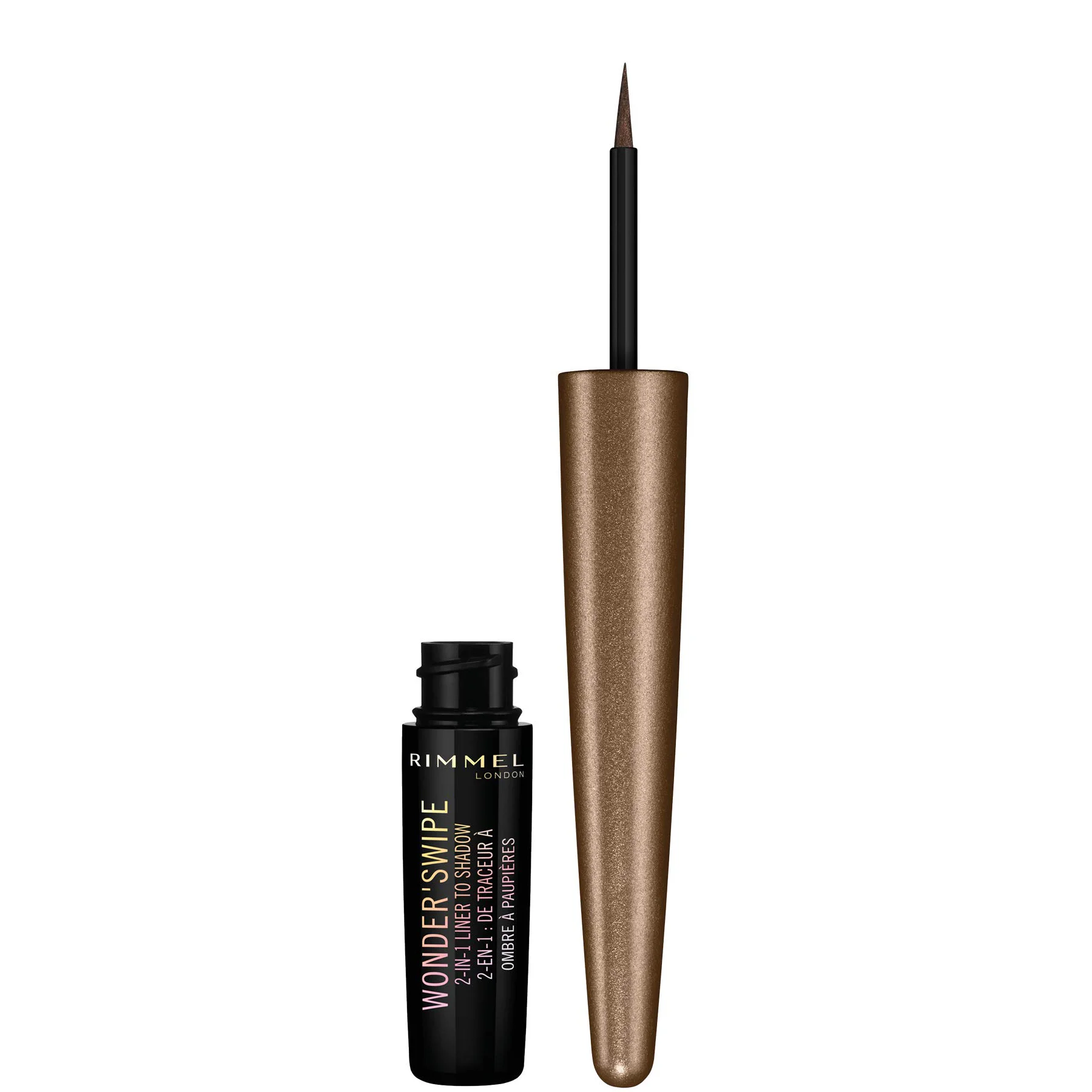 Φωτογραφία προϊόντος: Rimmel London Rimmel Wonder'Swipe 2-in-1 Liner to Shadow - 015 Locked 'N' Loaded (1,7ml)