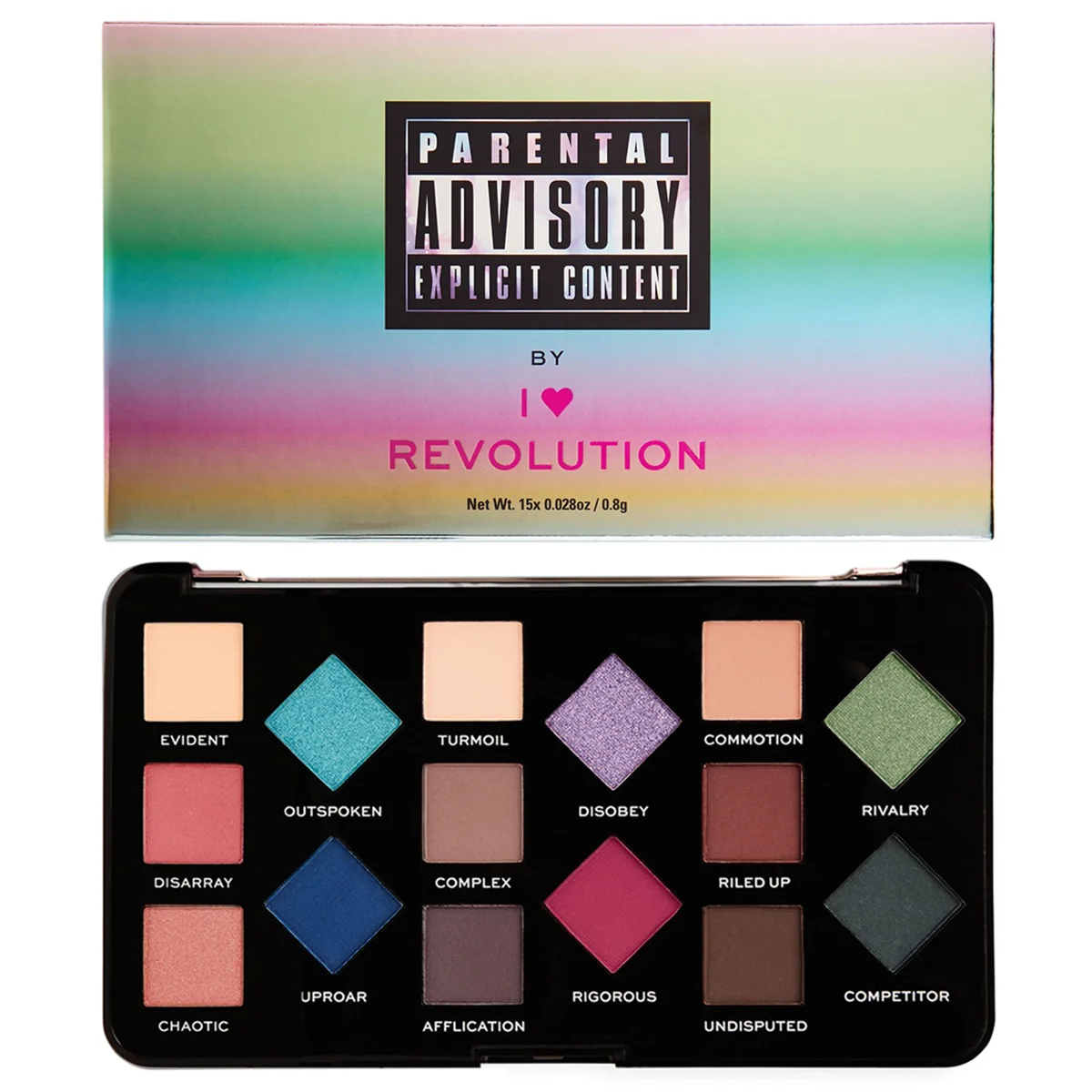 Φωτογραφία προϊόντος: Makeup Revolution Parental Advisory Pandemonium Eyeshadow Palette (12gr)