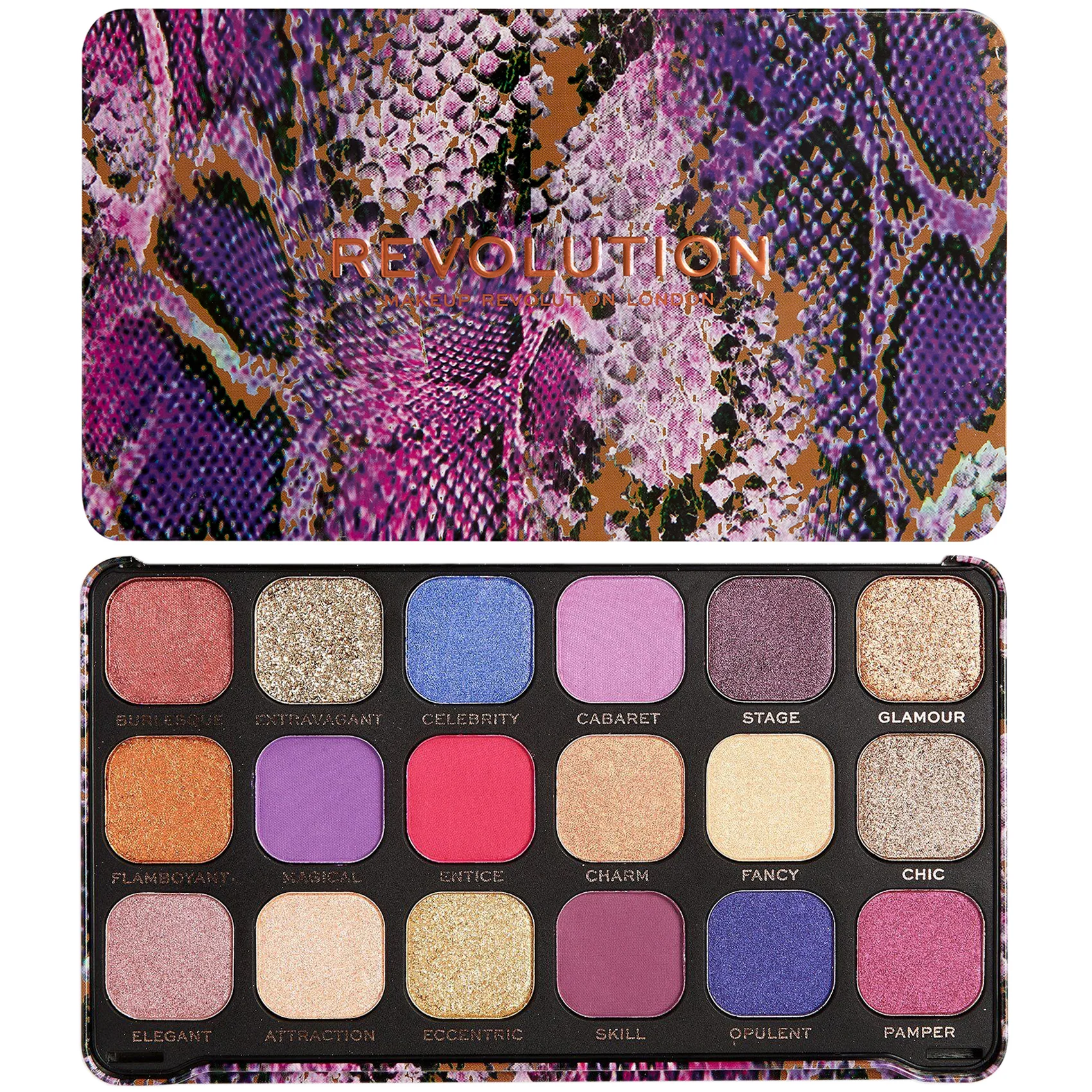 Φωτογραφία προϊόντος: Makeup Revolution Forever Flawless Eyeshadow Palette - Show Stopper (19,8gr)