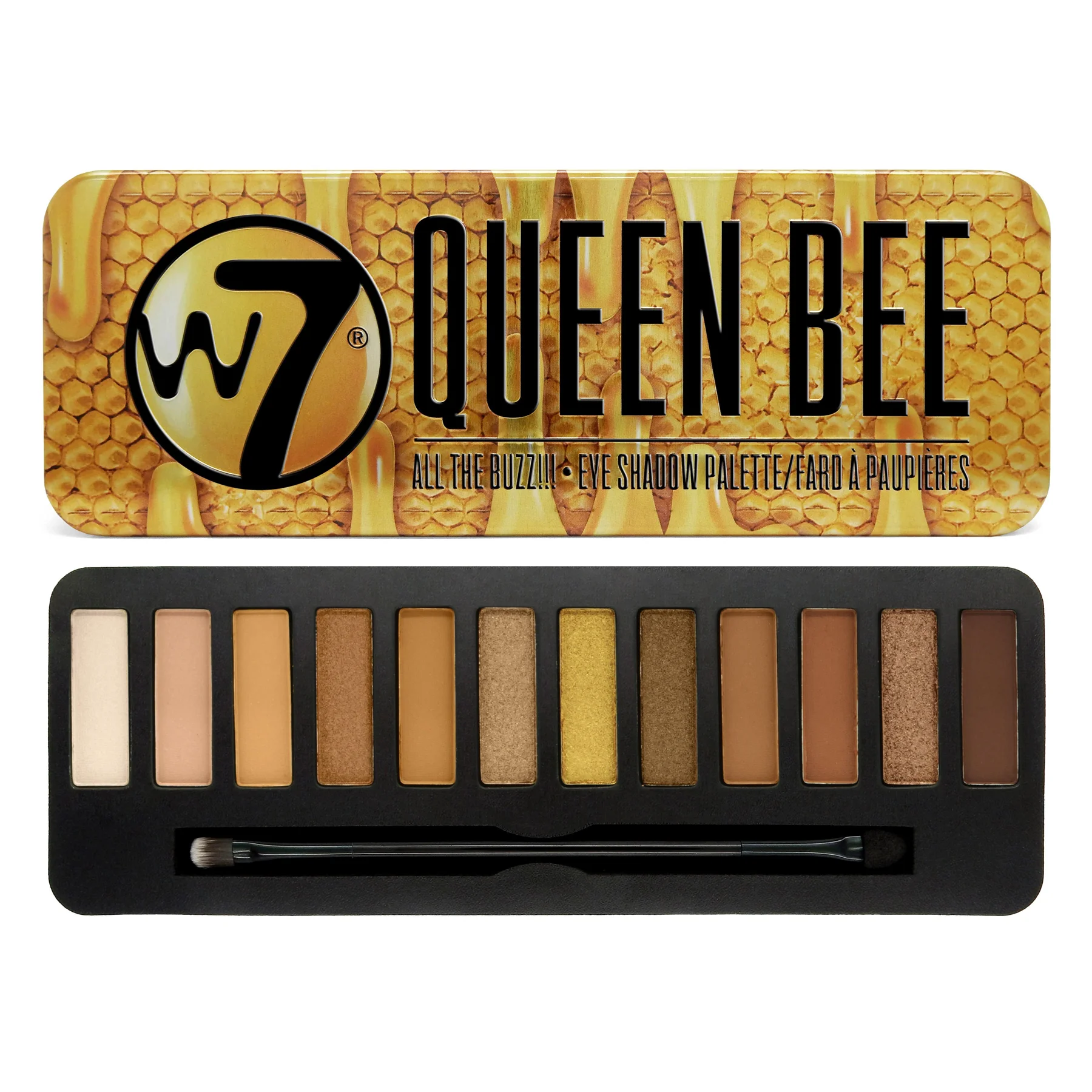 Φωτογραφία προϊόντος: W7 Cosmetics W7 Queen Bee Eyeshadow Palette (10,2gr)