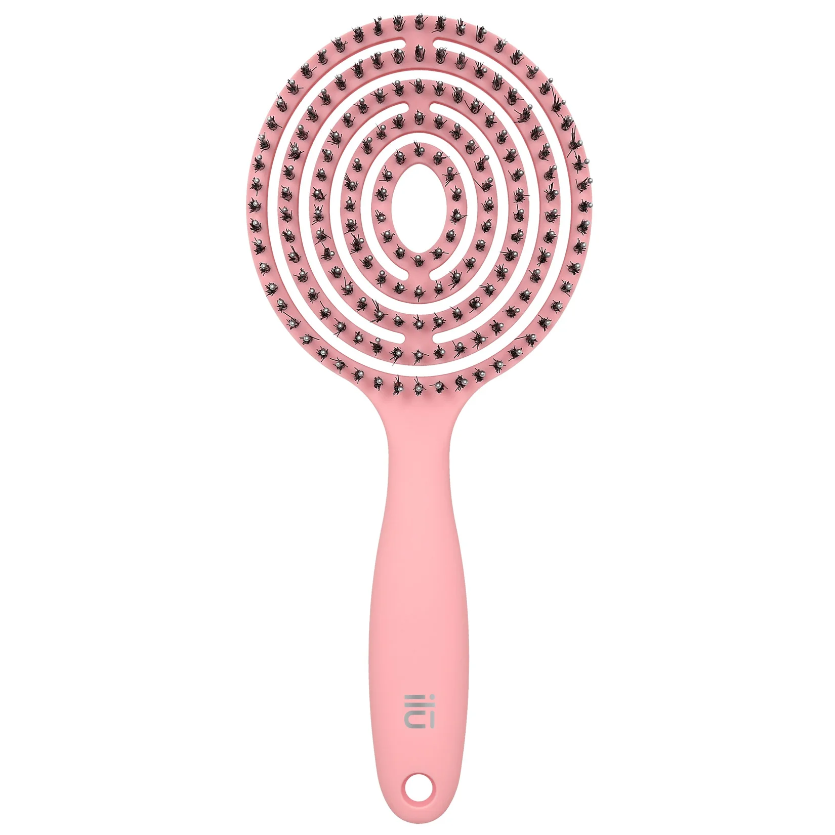 Φωτογραφία προϊόντος: ilu Lollipop Candy Round Detangling Vent Brush - Pink