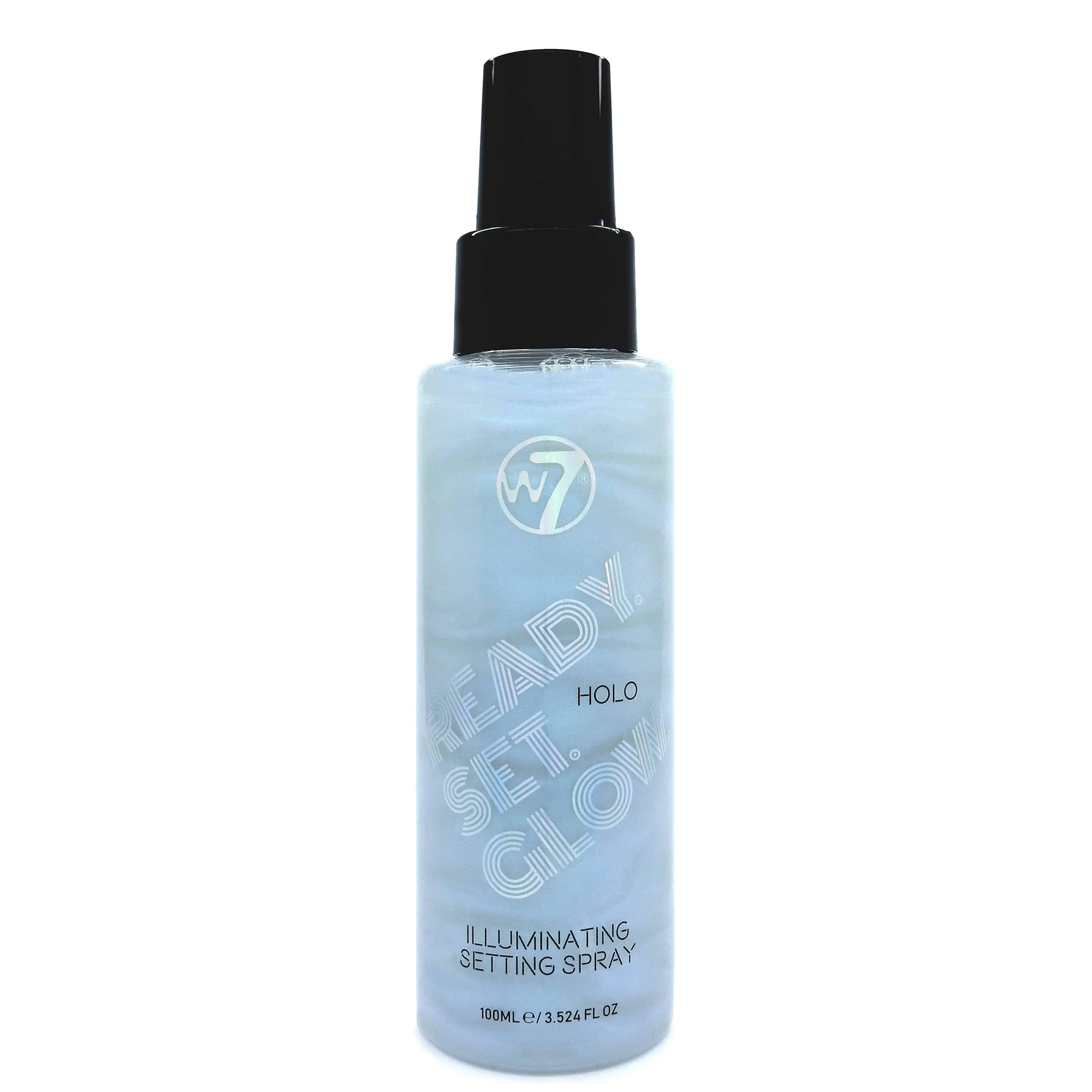 Φωτογραφία προϊόντος: W7 Cosmetics W7 Ready Set Glow Illuminating Fixing Spray - Holo (100ml)