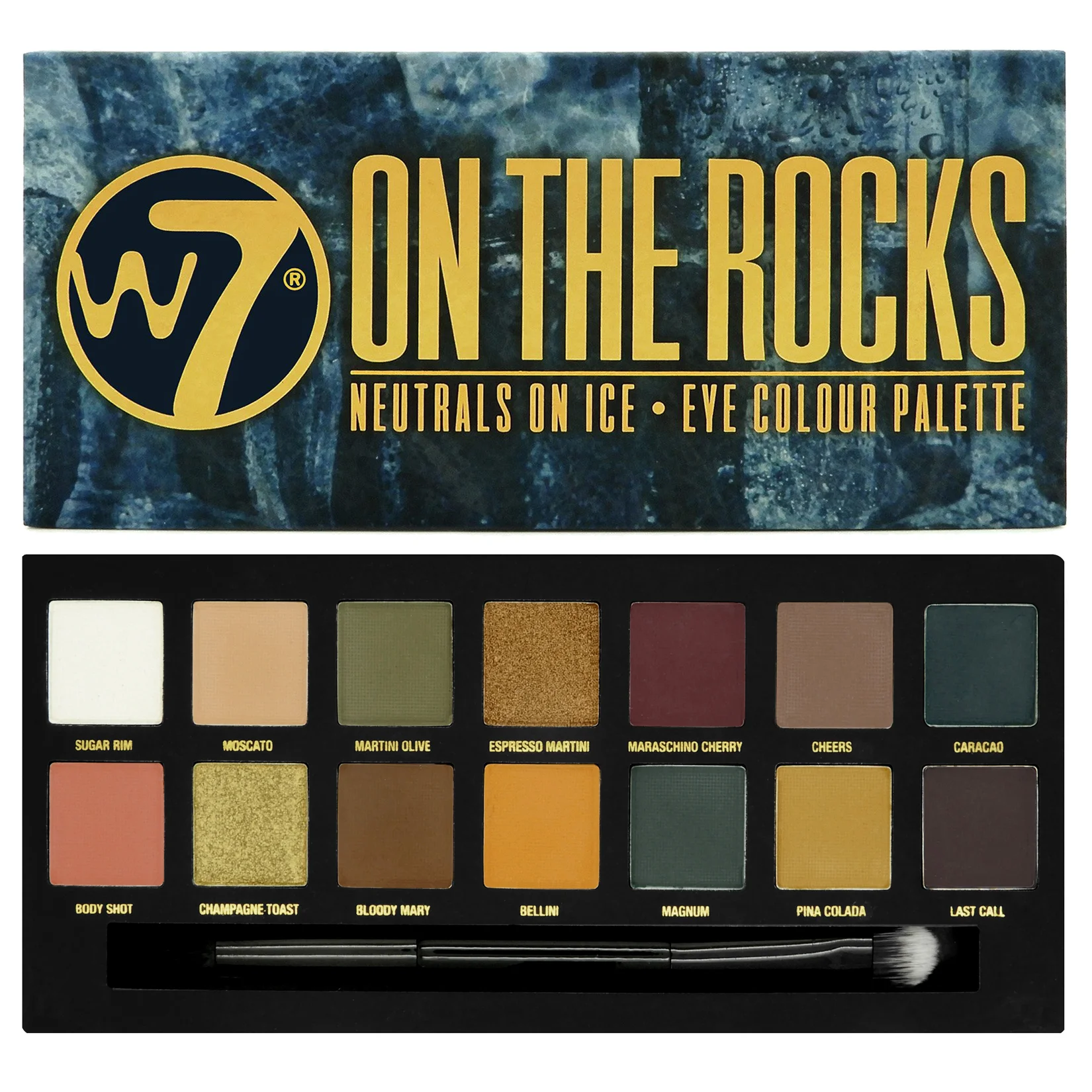 Φωτογραφία προϊόντος: W7 Cosmetics W7 On The Rocks Eyeshadow Palette (11,2gr)