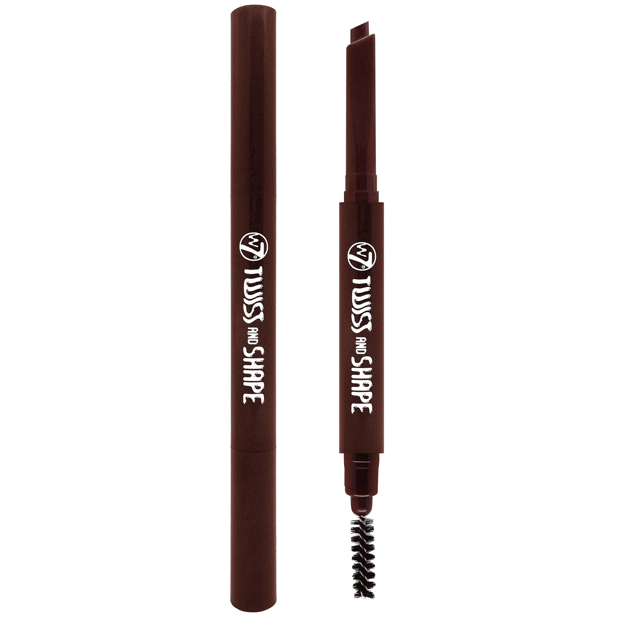 Φωτογραφία προϊόντος: W7 Cosmetics W7 Twist and Shape Combi Eye Brow Pencil - Dark Brown (0,25gr)