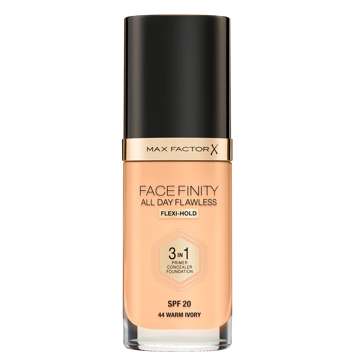 Φωτογραφία προϊόντος: Max Factor Facefinity All Day Flawless 3-In-1 Foundation - 44 Warm Ivory (30ml)
