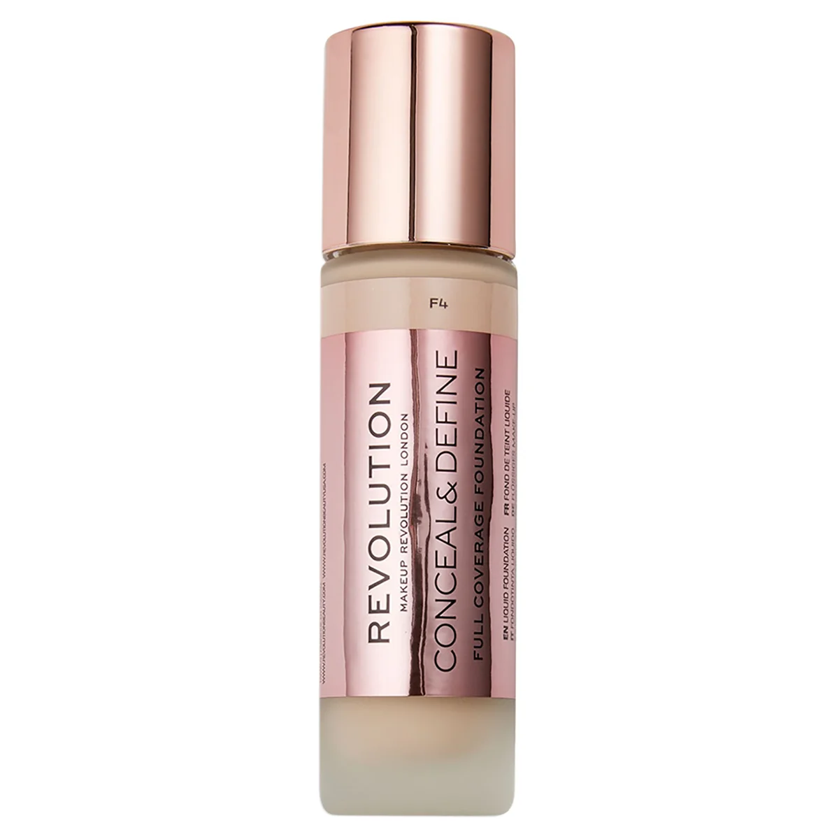 Φωτογραφία προϊόντος: Makeup Revolution Conceal & Define Foundation - F4 (23ml)