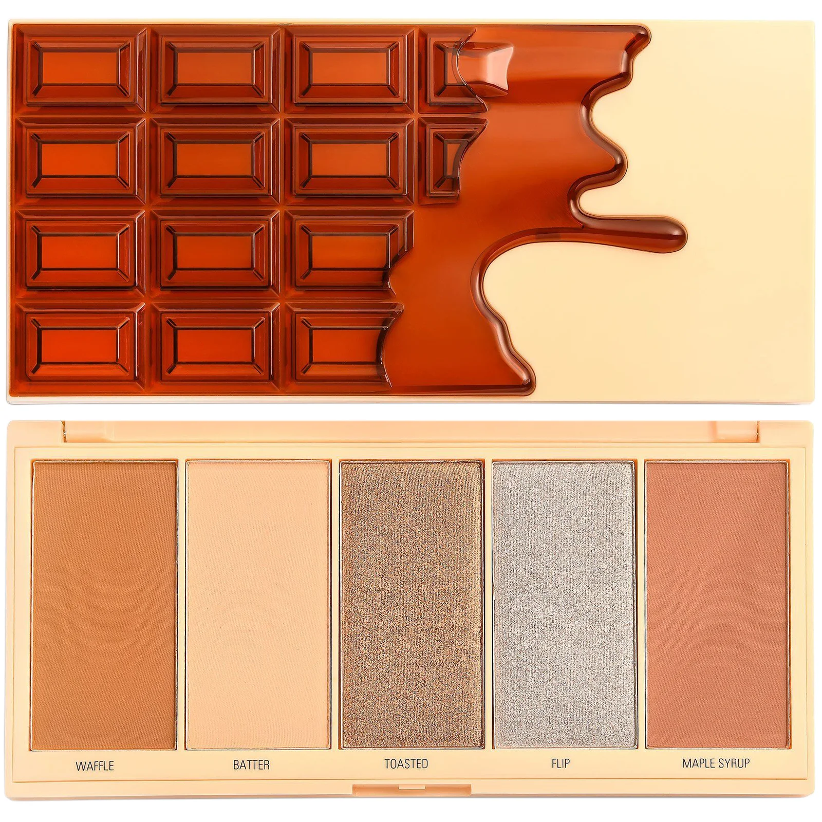 Φωτογραφία προϊόντος: Makeup Revolution I Heart Revolution Waffle Chocolate Face Palette (18gr)