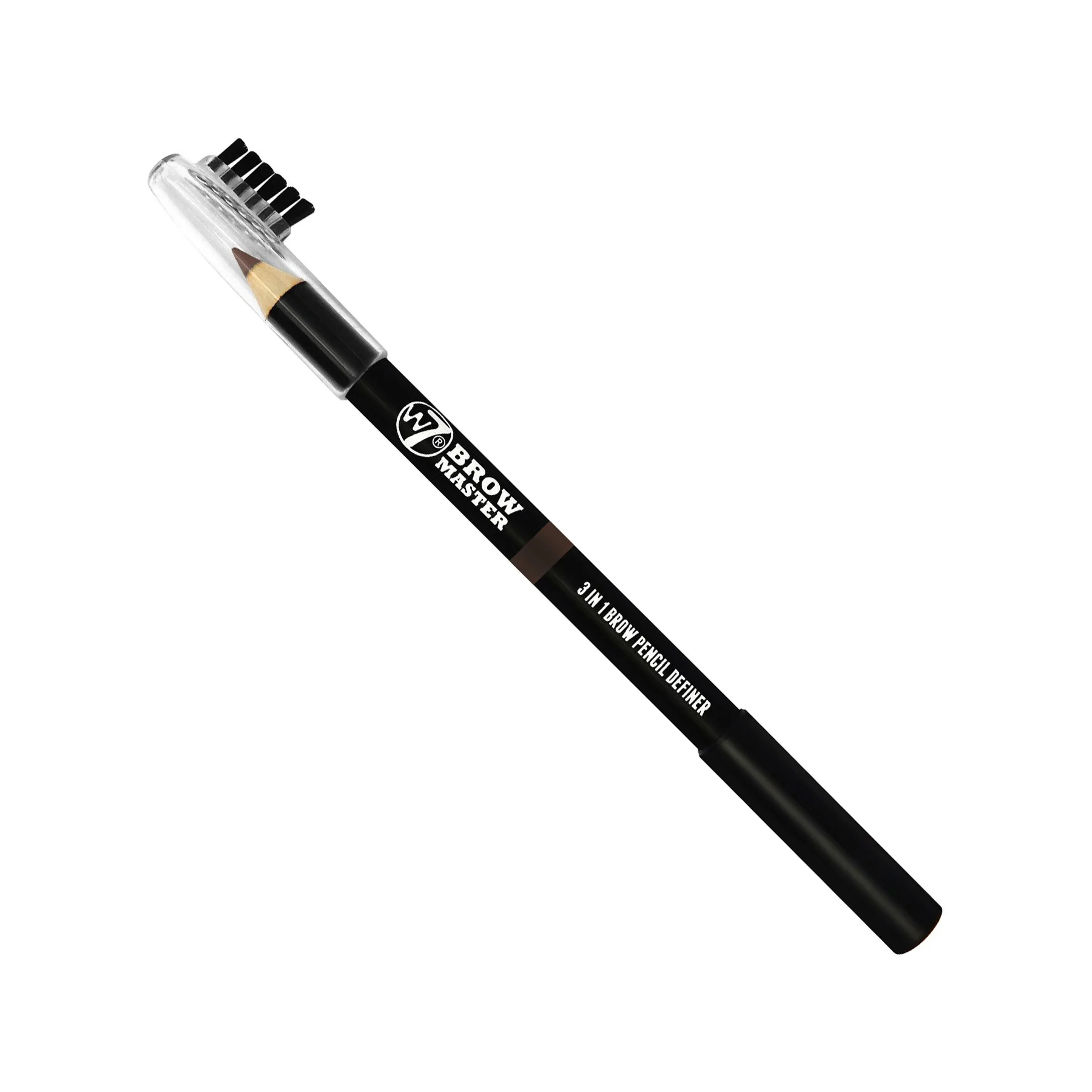 Φωτογραφία προϊόντος: W7 Cosmetics W7 Brow Master 3-in-1 Brow Pencil Definer - Dark Brown (1,5gr)