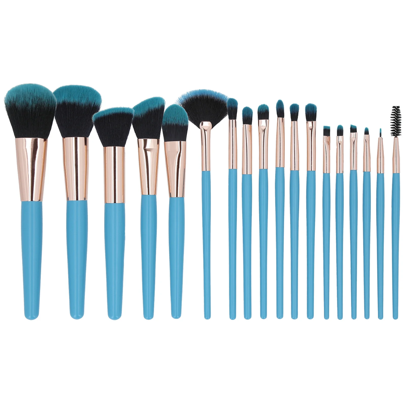 Φωτογραφία προϊόντος: Tools For Beauty MIMO 18Pcs Makeup Brush Set - Blue