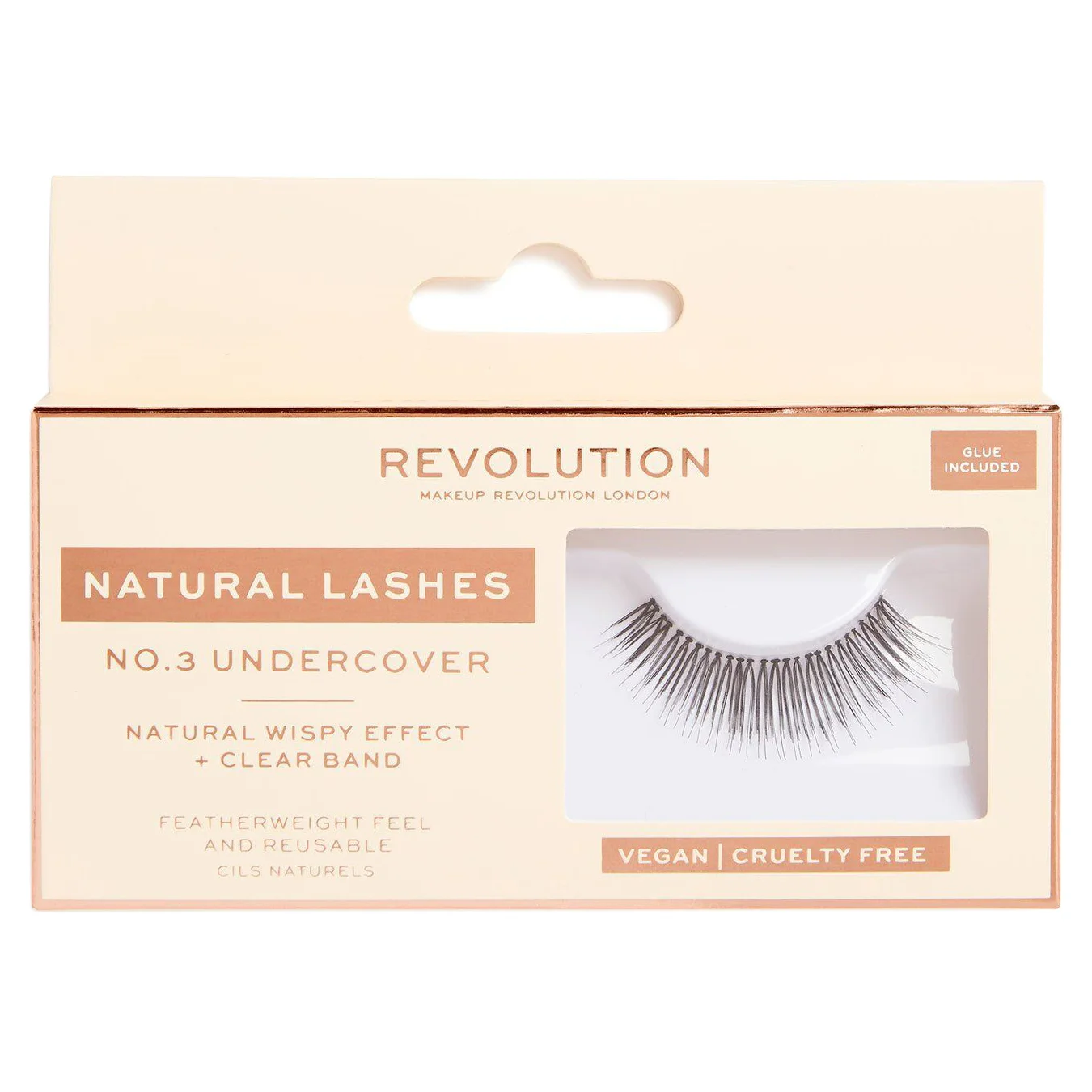 Φωτογραφία προϊόντος: Makeup Revolution Natural Lashes - No.3 Undercover