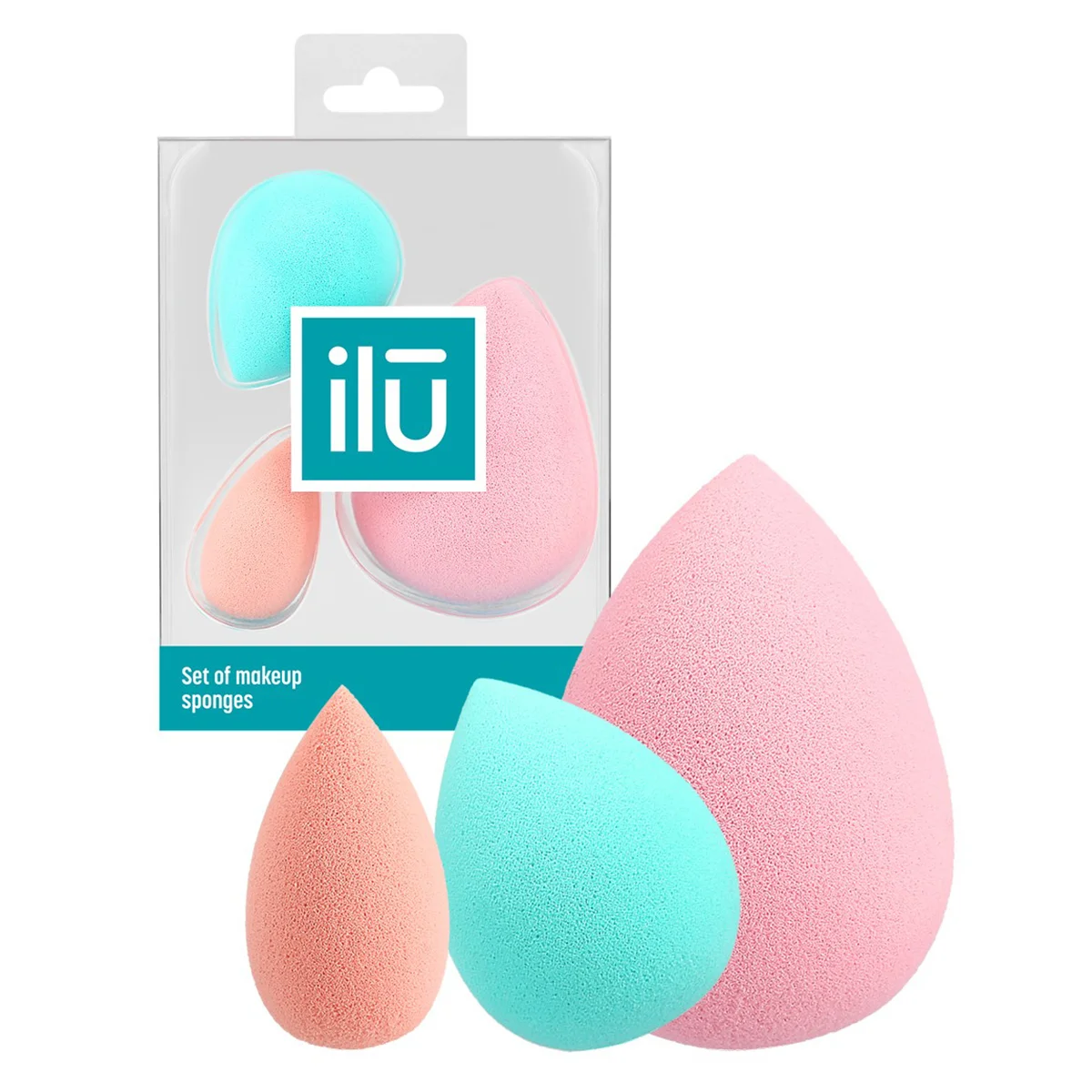 Φωτογραφία προϊόντος: ilu Raindrop Makeup Sponges Trio Set
