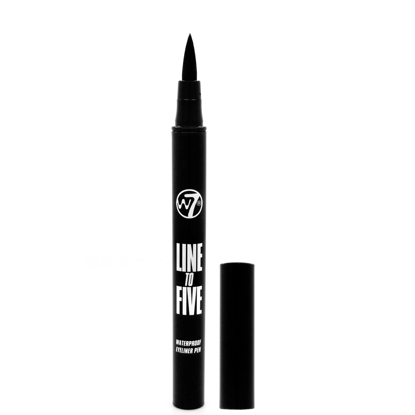Φωτογραφία προϊόντος: W7 Cosmetics W7 Line To Five Waterproof Eyeliner Pen - Black (1,2gr)
