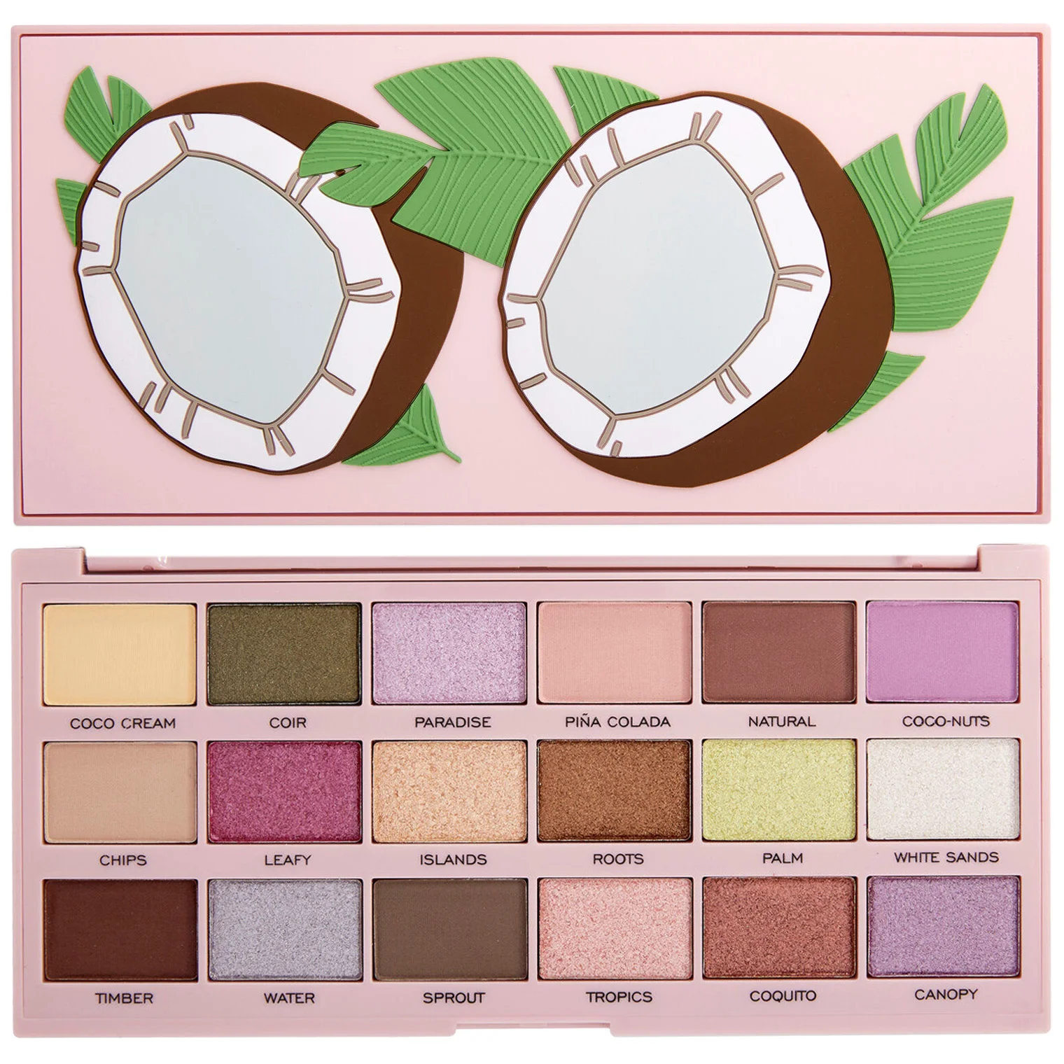 Φωτογραφία προϊόντος: Makeup Revolution I Heart Revolution Tasty Eyeshadow Palette - Coconut (22,5gr)