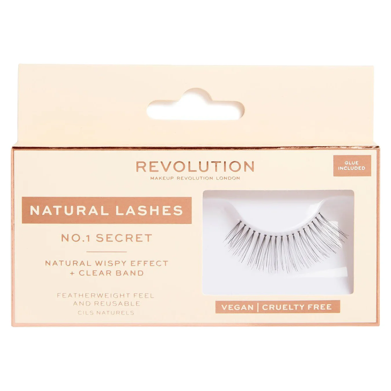 Φωτογραφία προϊόντος: Makeup Revolution Natural Lashes - No.1 Secret