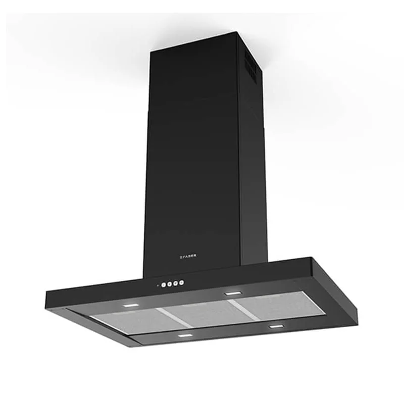 Φωτογραφία προϊόντος: Faber Stilo Comfort Isola Bk Matt Απορροφητήρας Νησίδας (90 cm)
