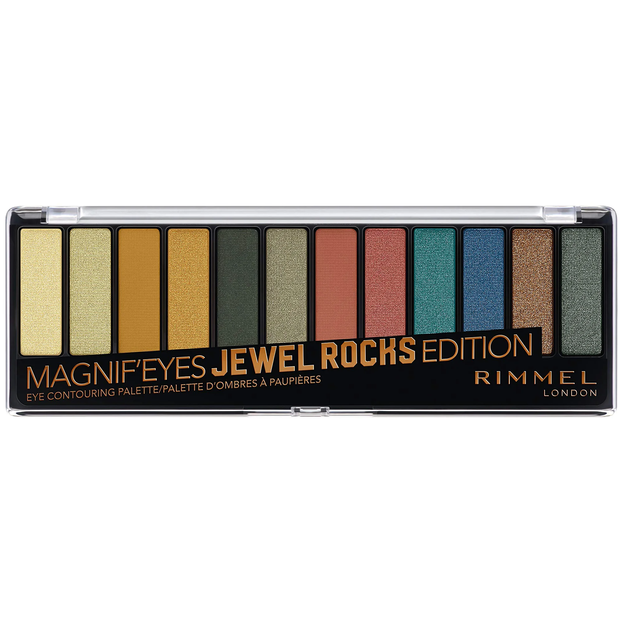 Φωτογραφία προϊόντος: Rimmel London Rimmel Magnif'Eyes Eyeshadow Palette - 009 Jewel Rocks Edition (14,2gr)