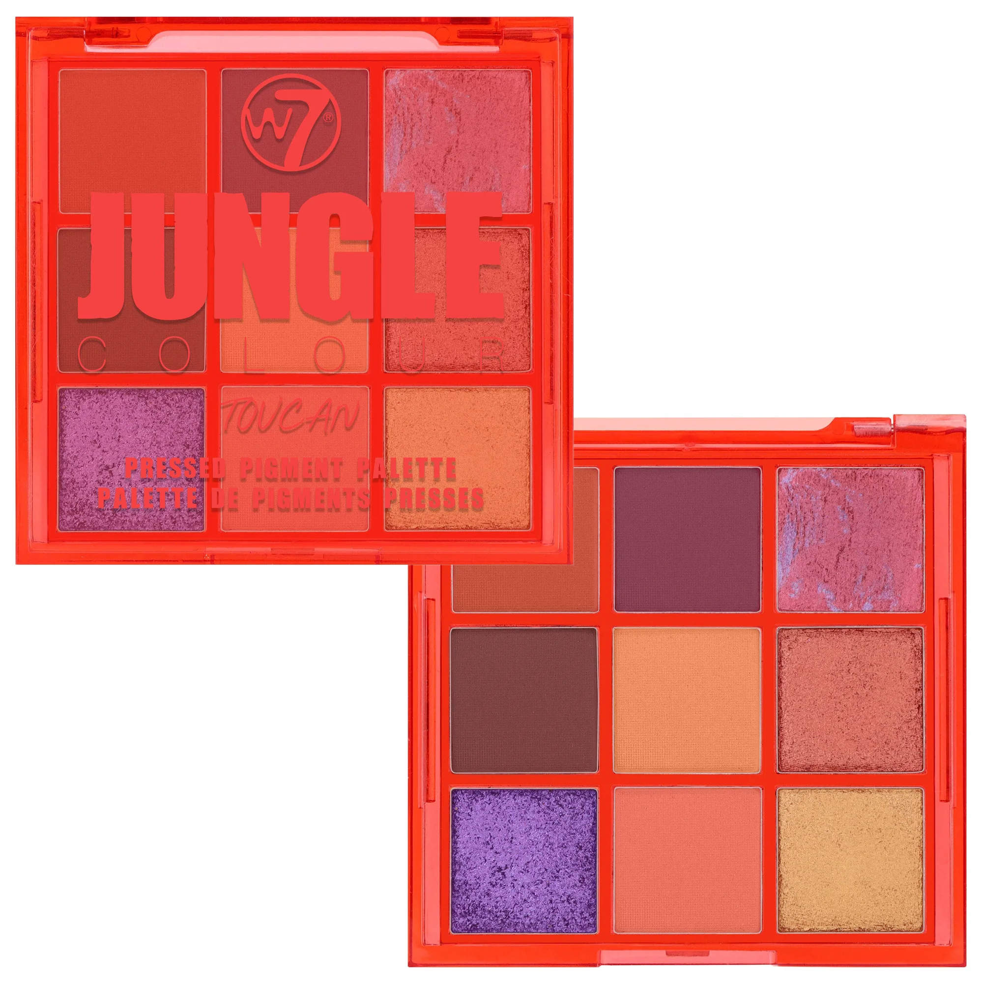 Φωτογραφία προϊόντος: W7 Cosmetics W7 Jungle Colour Pressed Pigment Palette - Toucan (8,1gr)