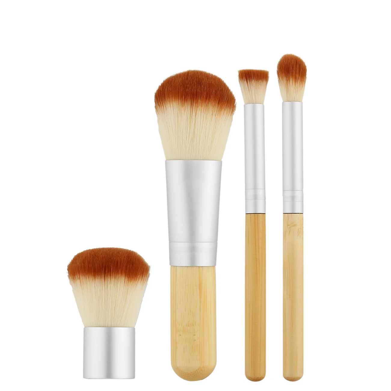 Φωτογραφία προϊόντος: Tools For Beauty 4Pcs Bamboo Makeup Mini Brush Set