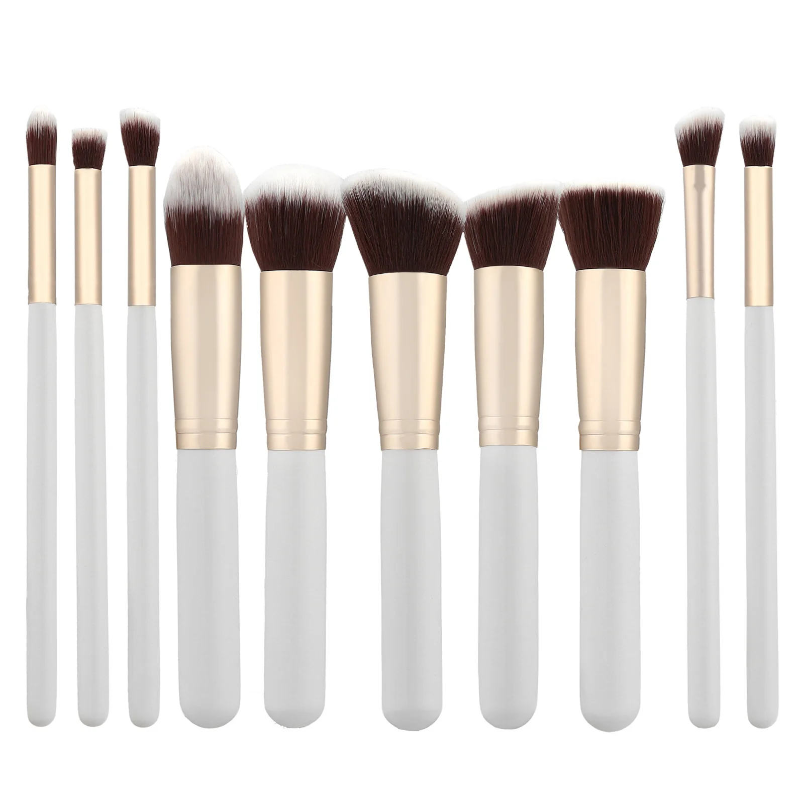 Φωτογραφία προϊόντος: Tools For Beauty 10Pcs Kabuki Makeup Brush Set - White
