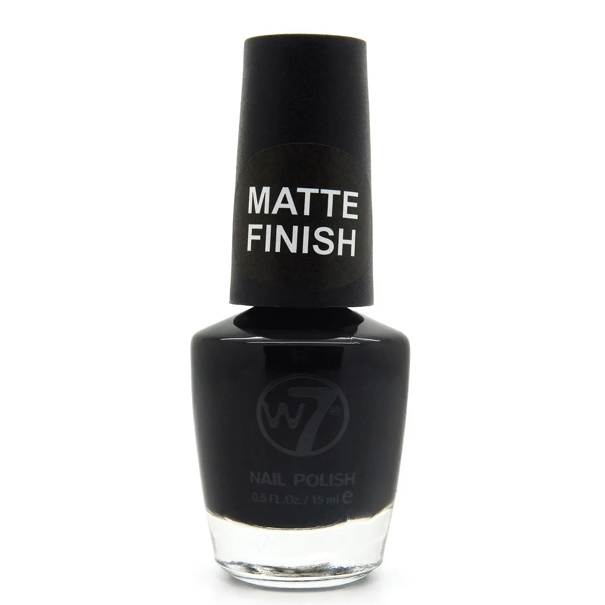 Φωτογραφία προϊόντος: W7 Cosmetics W7 Nail Polish - 55 Matte Black (15ml)