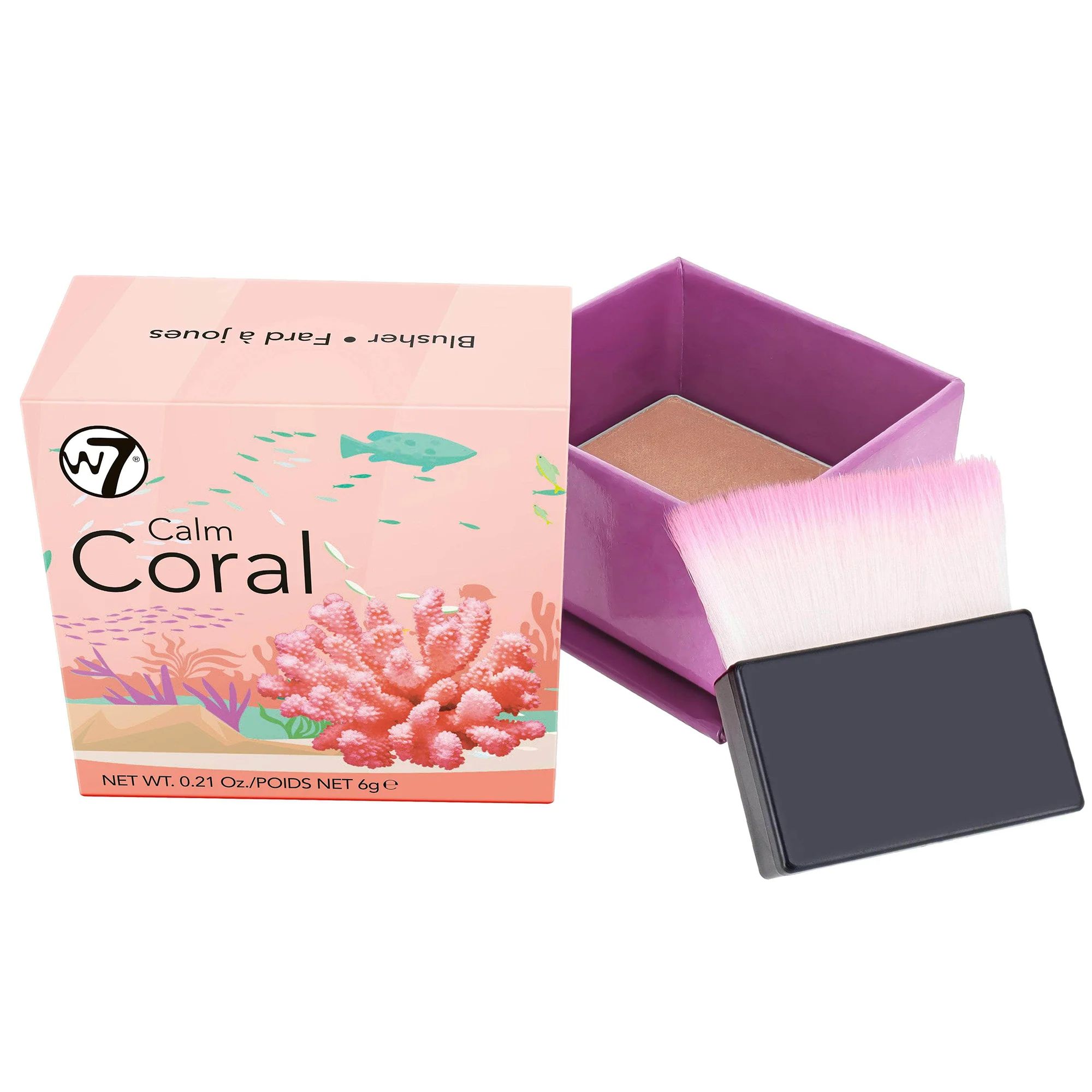 Φωτογραφία προϊόντος: W7 Cosmetics W7 The Boxed Blusher - Calm Coral (6gr)