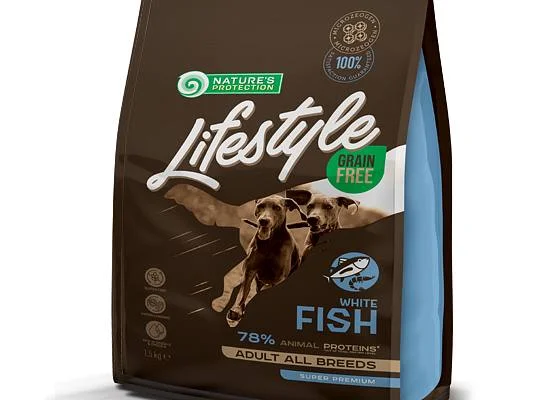 Φωτογραφία προϊόντος: Nature's Protection Lifestyle Grain Free White Fish with Krill - Adult 1.5kgr