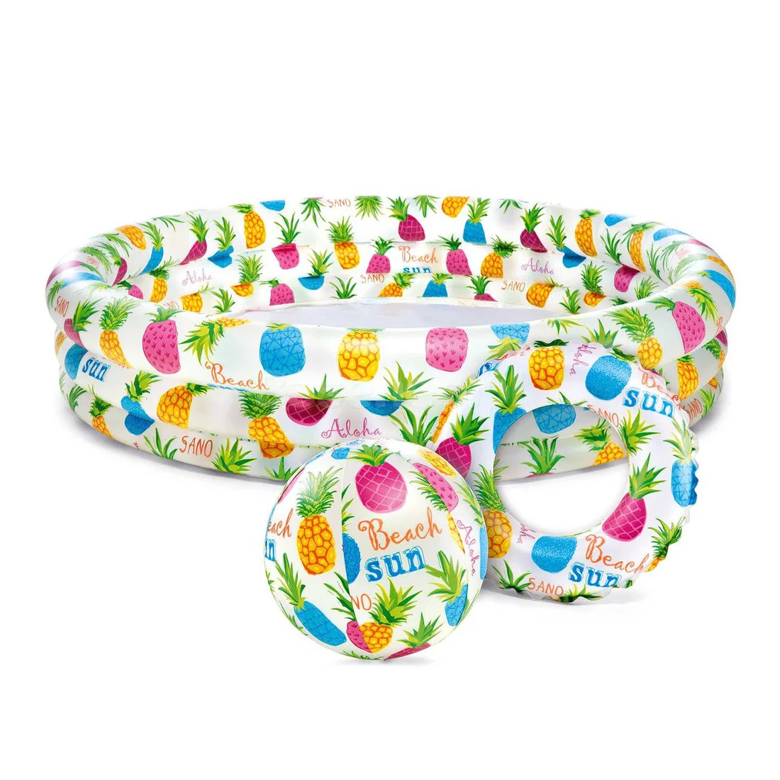 Φωτογραφία προϊόντος: Intex Πισίνα Pineapple Splash Set Pool 132x28cm (59469NP)