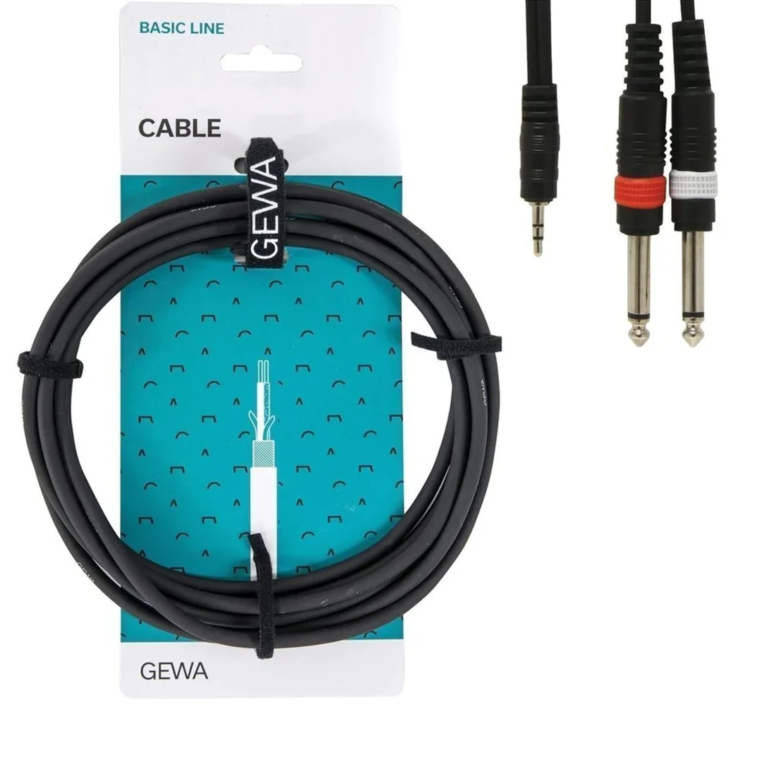 Φωτογραφία προϊόντος: Gewa - Basic Line - MiniJack - x2 Jack 6m 190.130
