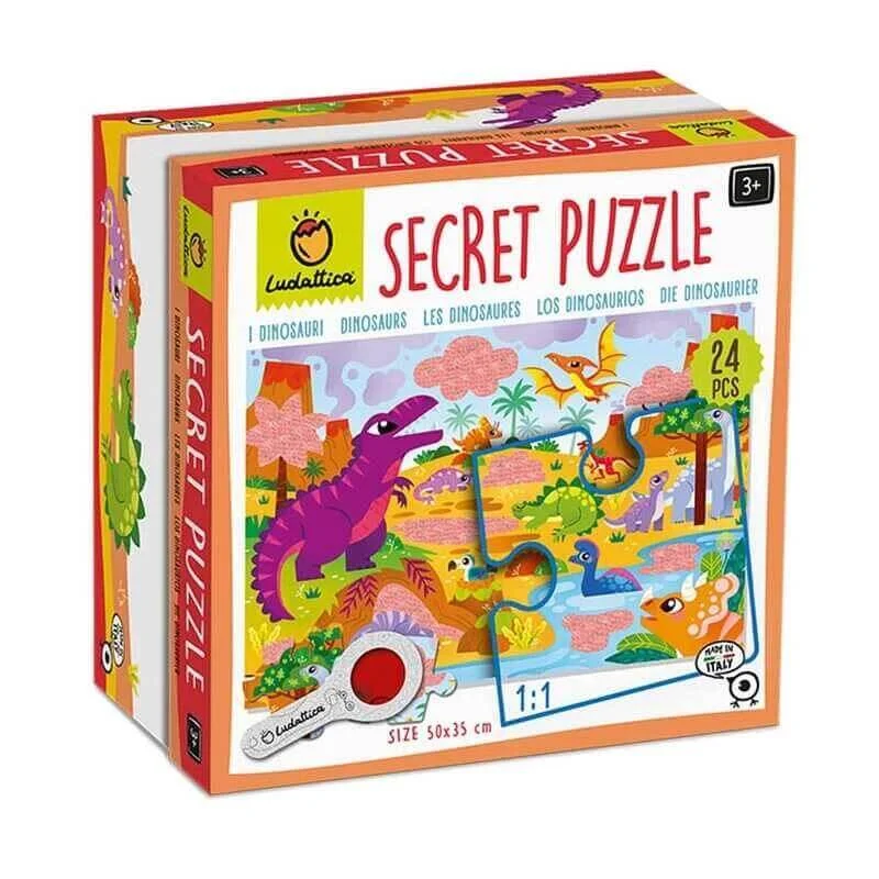 Φωτογραφία προϊόντος: Ludattica Secret Puzzle Ανακαλύπτω τους Δεινόσαυρους