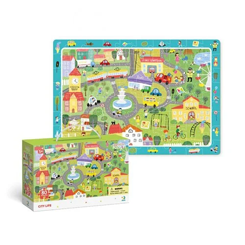 Φωτογραφία προϊόντος: Dodo Puzzles Observation Puzzle City Life - Παζλ Παρατήρησης Η Πόλη 80τμχ