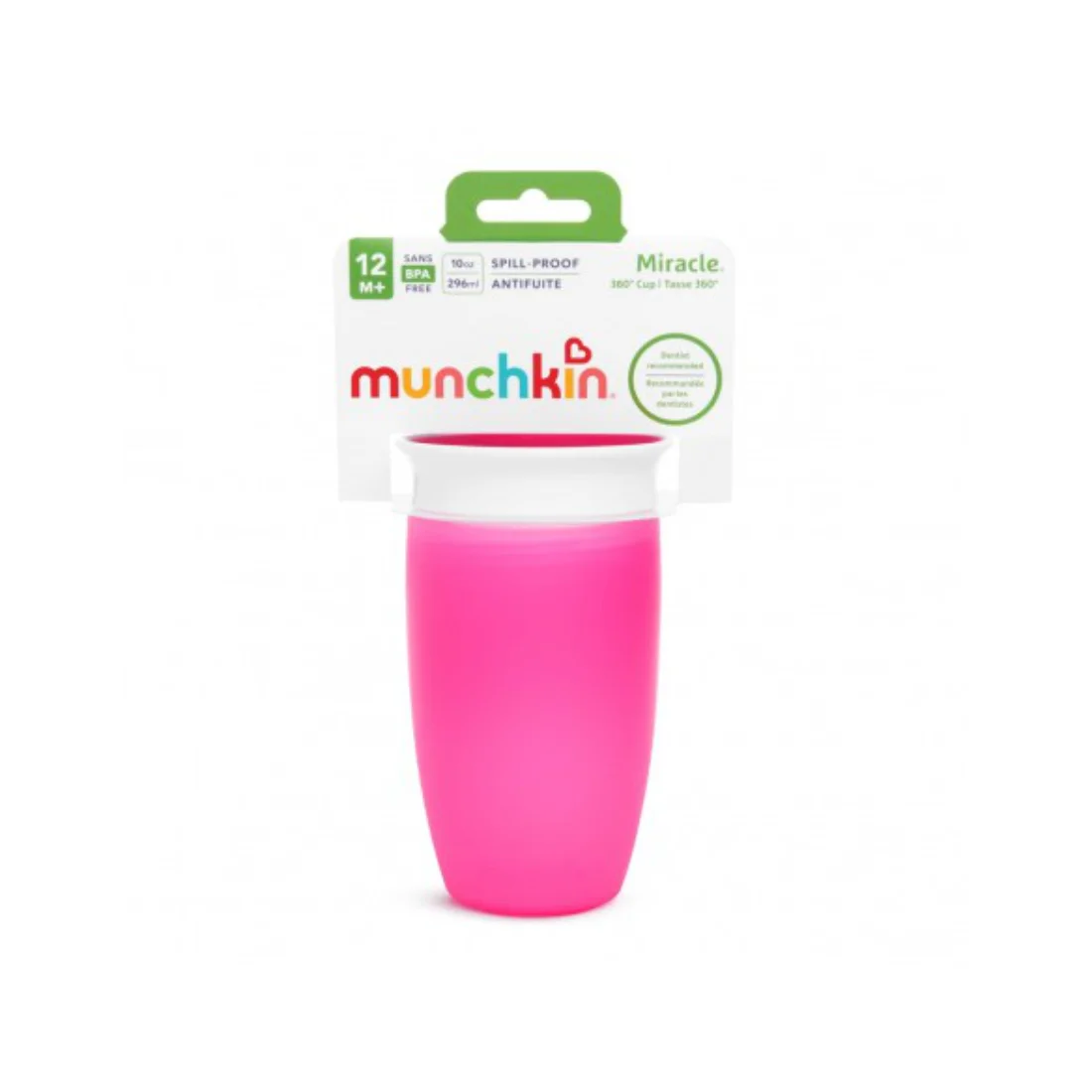 Φωτογραφία προϊόντος: Munchkin Miracle 360° Trainer Cup 12m+ Pink 296ml