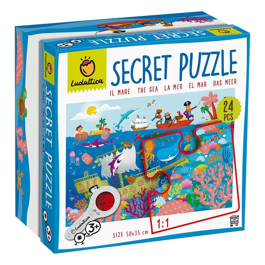 Φωτογραφία προϊόντος: Ludattica Secret Puzzle Ανακαλύπτω τη Θάλασσα