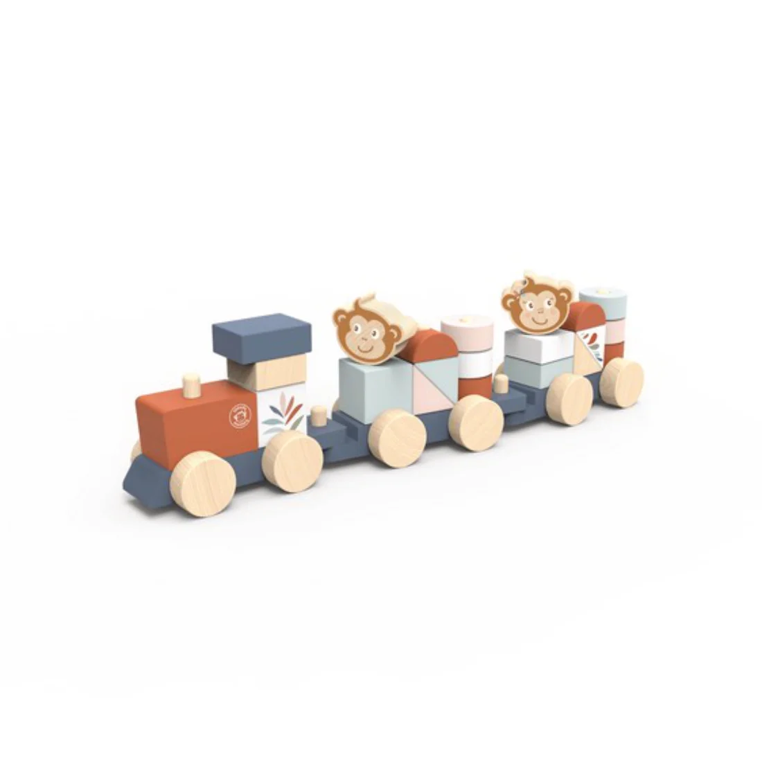 Φωτογραφία προϊόντος: Speedy Monkey Train Stacker - Ξύλινο Τραινάκι με Τουβλάκια