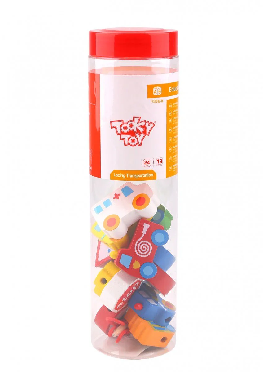 Φωτογραφία προϊόντος: Tooky Toy Σετ Αυτοκινητάκια με κορδόνι