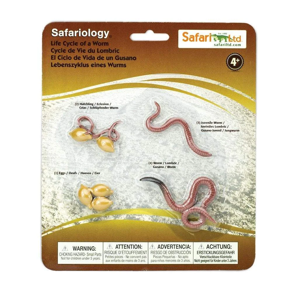 Φωτογραφία προϊόντος: Safari - Μινιατούρες Safari - Life Cycle of a Worm - Κύκλος Ζωής ενός Σκουληκιού