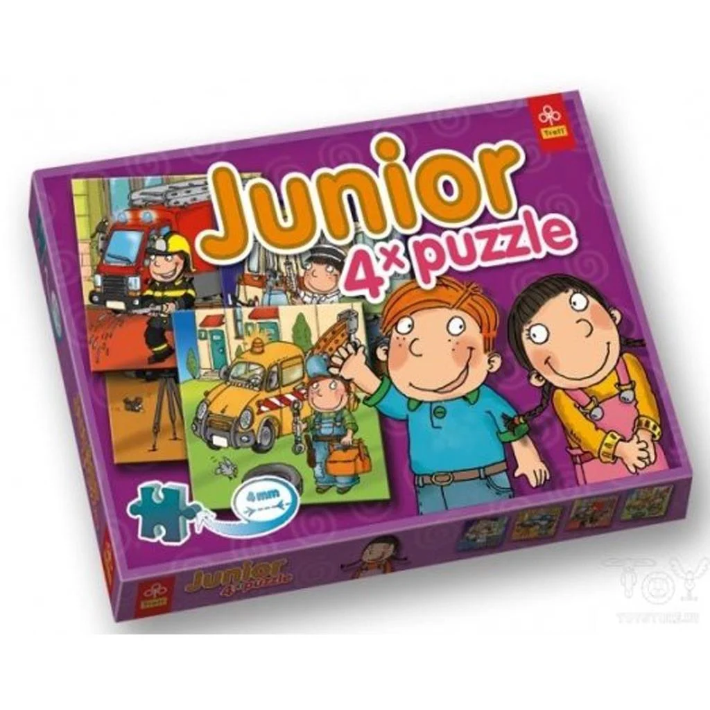 Φωτογραφία προϊόντος: Puzzle Trefl Junior 4xpuzzle - (μέχρι 12 κομμάτια) 6726