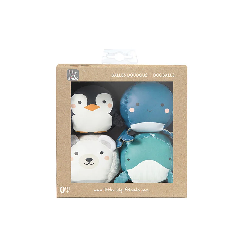 Φωτογραφία προϊόντος: Little Big Friends Dooballs Set 4 Ζωάκια Polar