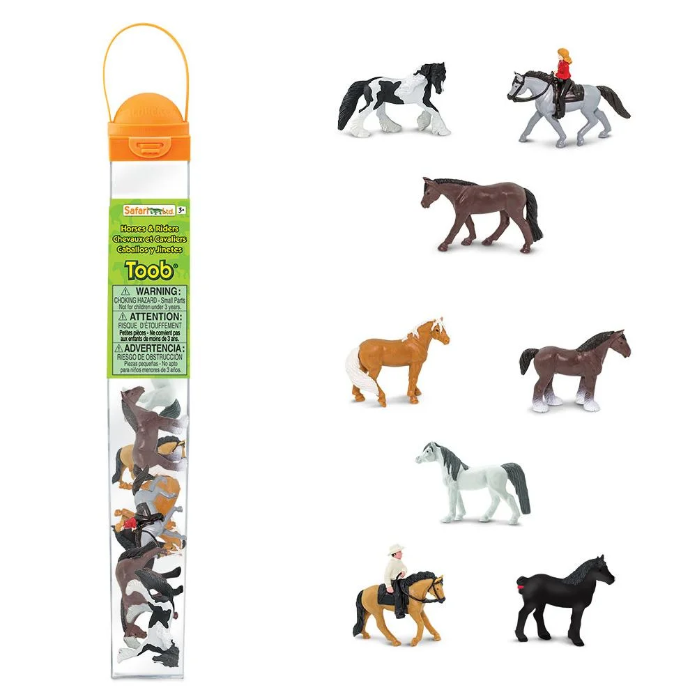 Φωτογραφία προϊόντος: Safari Toobs - Μινιατούρες Safari - Horses +amp; Riders - Άλογα και Αναβάτες