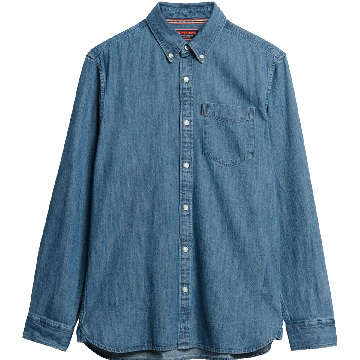 Φωτογραφία προϊόντος: SUPERDRY - ESSENTIALS L/S DENIM SHIRT - M4010997A-MB9 WORN WASH