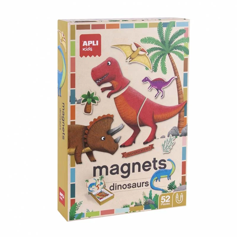 Φωτογραφία προϊόντος: Apli Kids Δεινόσαυροι Μαγνητικό Παιχνίδι - 52τμχ