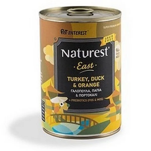 Φωτογραφία προϊόντος: Pet Interest Naturest East Turkey And Duck With Orange 6 x 600gr (5 + 1 ΔΩΡΟ)