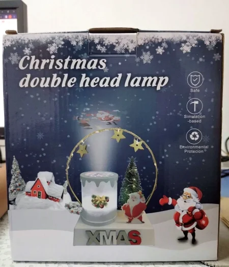 Φωτογραφία προϊόντος: Φωτιστικό USB LED Κιτ διπλής όψης Φωτιστικό νύχτας Άγιος Βασίλης + Διακοσμητικό χριστουγεννιάτικο δέντρο για διακόσμηση