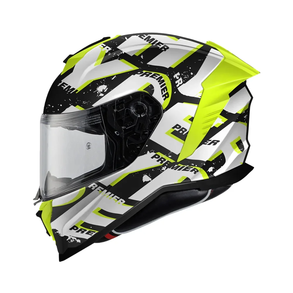 Φωτογραφία προϊόντος: ΚΡΑΝΟΣ FULL FACE HYPER SRY8BM BLACK/WHITE/FLUO YELLOW ECE 22.06 | PREMIER