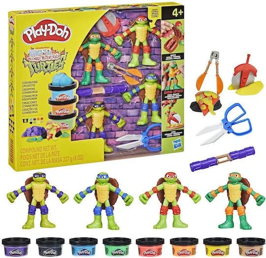 Φωτογραφία προϊόντος: Play-Doh TMNT: Tales of the Teenage Mutant Ninja Turtles - Cowabunga Creations