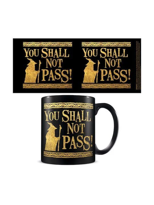 Φωτογραφία προϊόντος: Pyramid International The Lord Of The Rings - You Shall Not Pass Κούπα Κεραμική Μαύρη 320ml