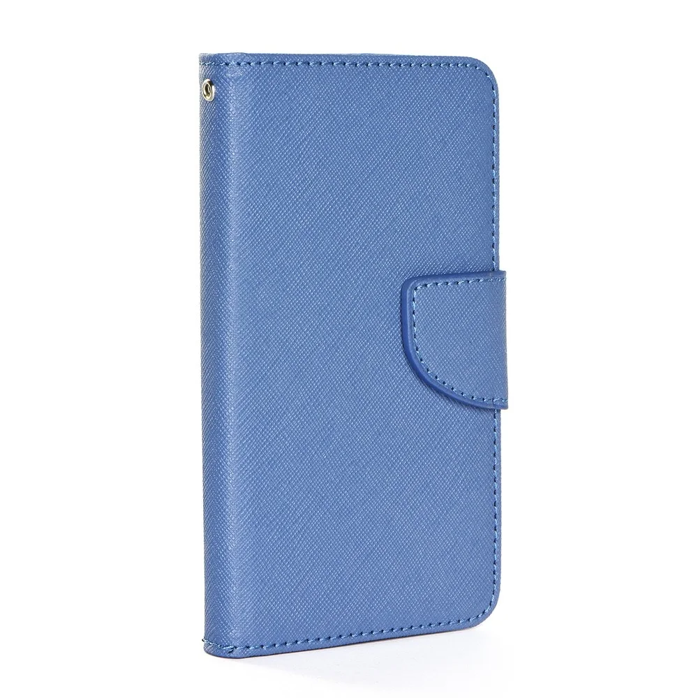 Φωτογραφία προϊόντος: Leather Case Fancy Book Universal 4,8 - 5,3 " navy blue
