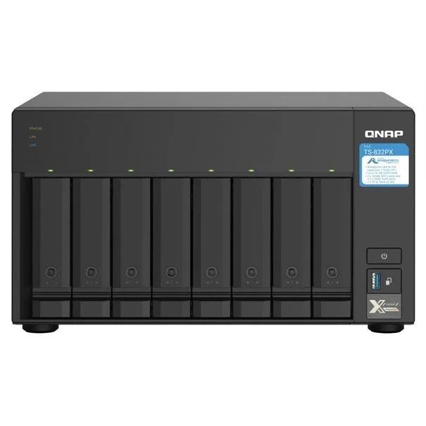 Φωτογραφία προϊόντος: QNAP NAS TS-832PX-4G (8 Bay)