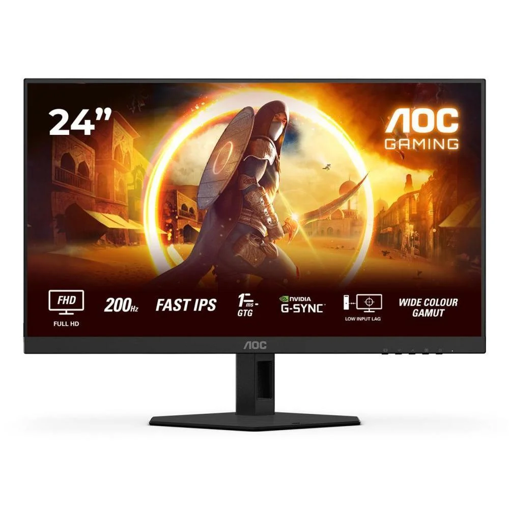 Φωτογραφία προϊόντος: AOC 24G4HRE IPS HDR Gaming Monitor 23.8" FHD 1920x1080 200Hz με Χρόνο Απόκρισης 1ms GTG
