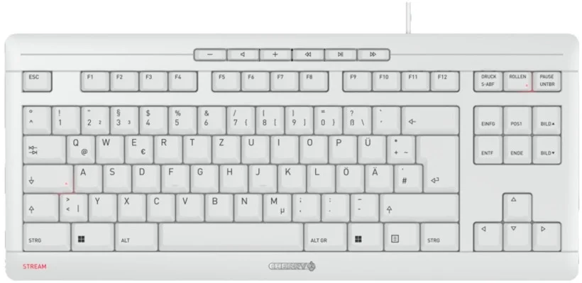 Φωτογραφία προϊόντος: Cherry Keyboard STREAM TKL [DE] beige ohne Nummernblock