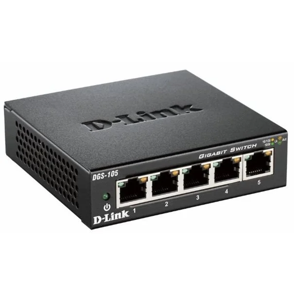 Φωτογραφία προϊόντος: D-Link Switch DGS-105 5xGBit Unmanaged